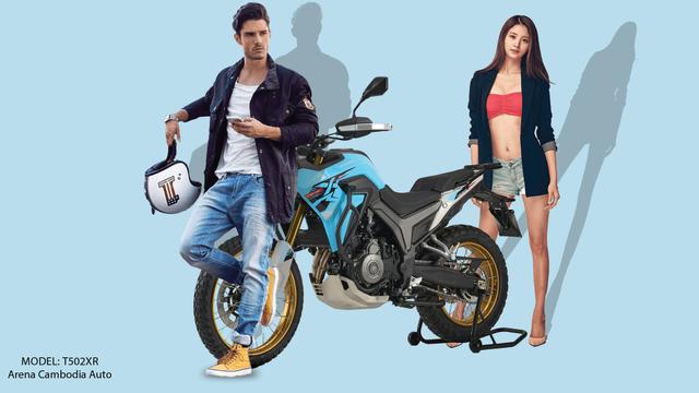 Morbidelli បង្ហាញម៉ូតូបែបផ្សងព្រេង T502 XR ថ្មី