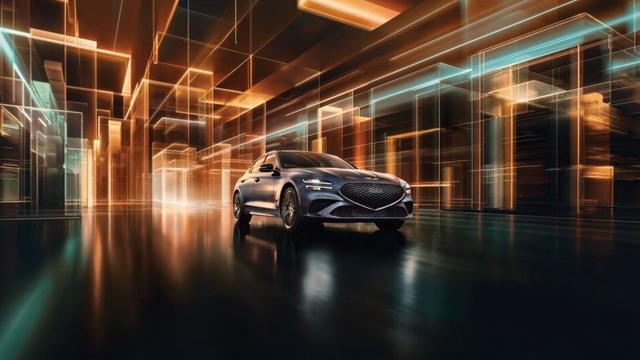 ក្រុមហ៊ុន Genesis បង្ហាញម៉ូដែល G70 Prestige Graphite Trim នៅ LA