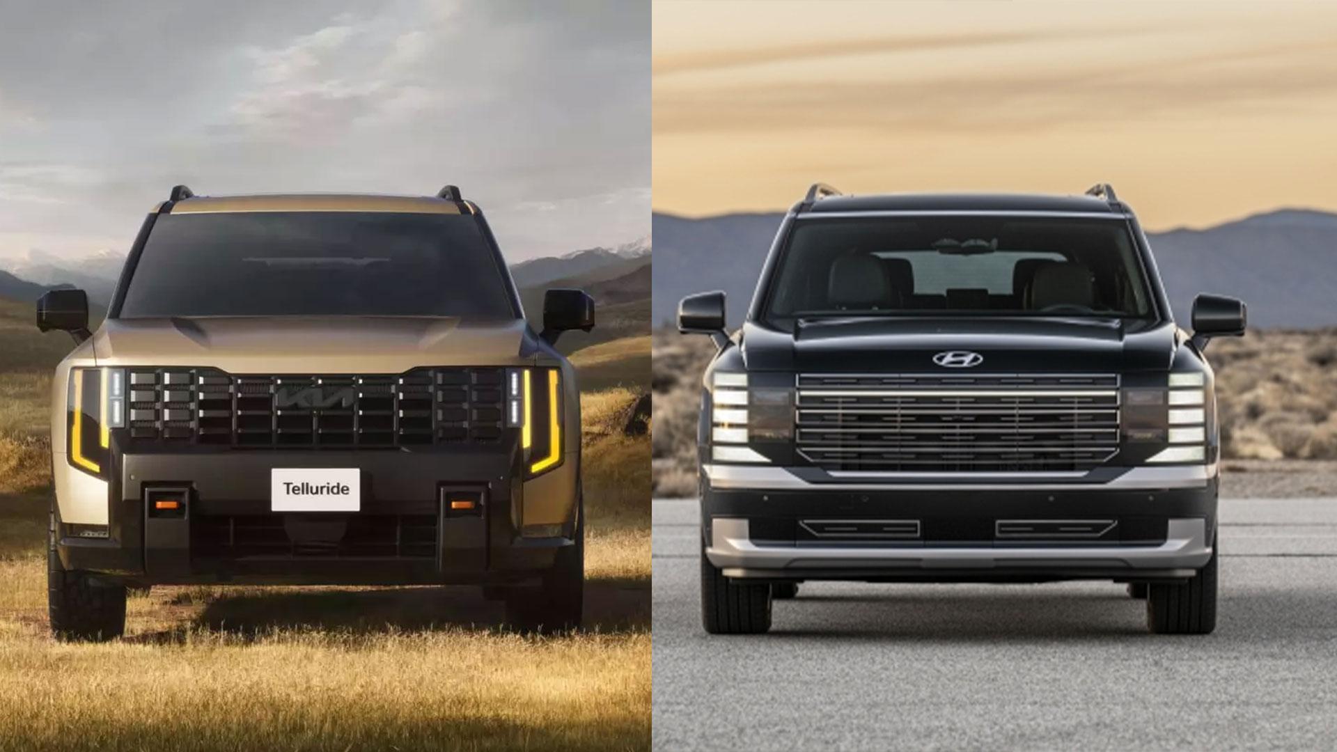 Hyundai Palisade Vs Kia Telluride៖ រថយន្ត SUV ខ្នាតមធ្យមកៅអី 3ជួរ របស់កូរ៉េ