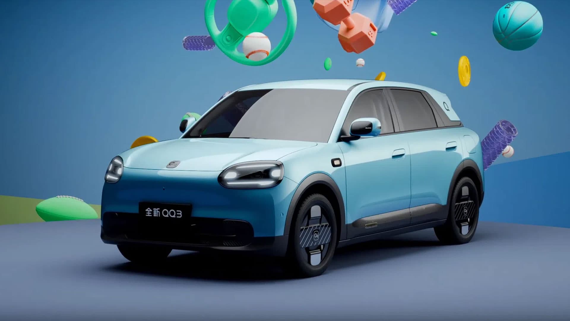 Chery QQ3 EV ចាប់ផ្តើមទទួលកក់ តម្លៃចាប់ពី 10,000 ដុល្លារ ជាមួយប្រព័ន្ធជំនួយការបើកបរ Falcon 500 ADAS